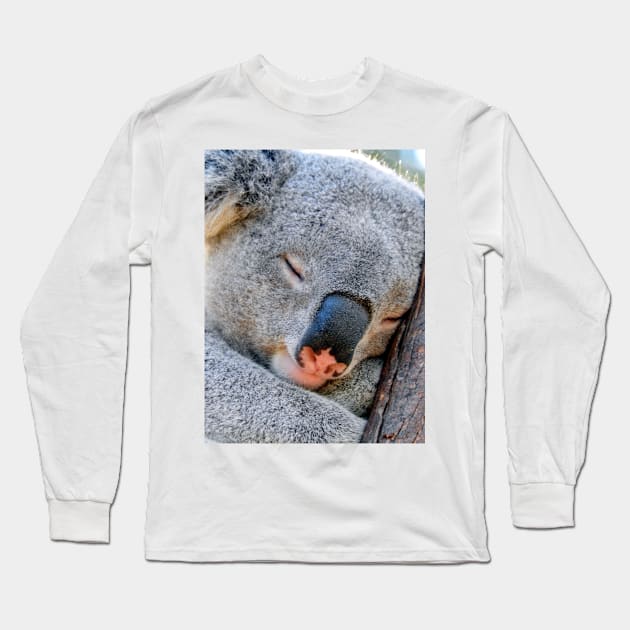 Koala Long Sleeve T-Shirt by kirstybush